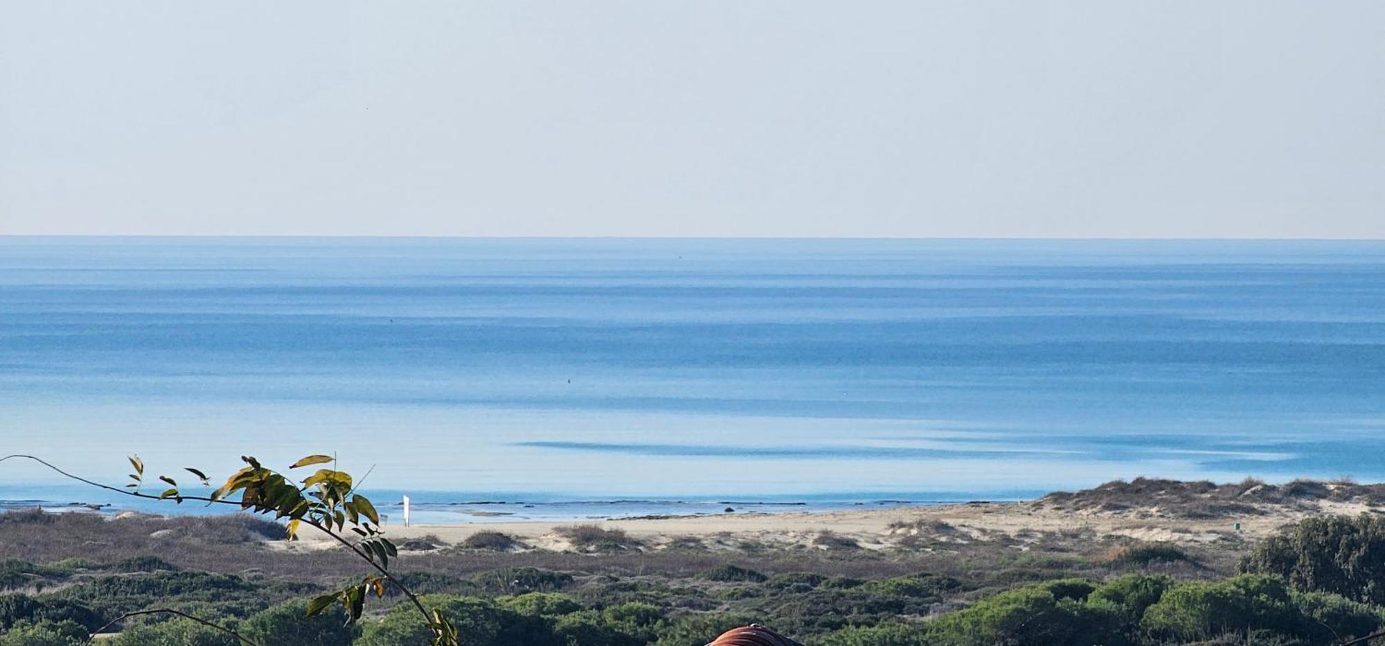 Cozy Seaview Glamping Caravan HaBonim Bagian luar foto